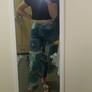super fun bandanna pants!!